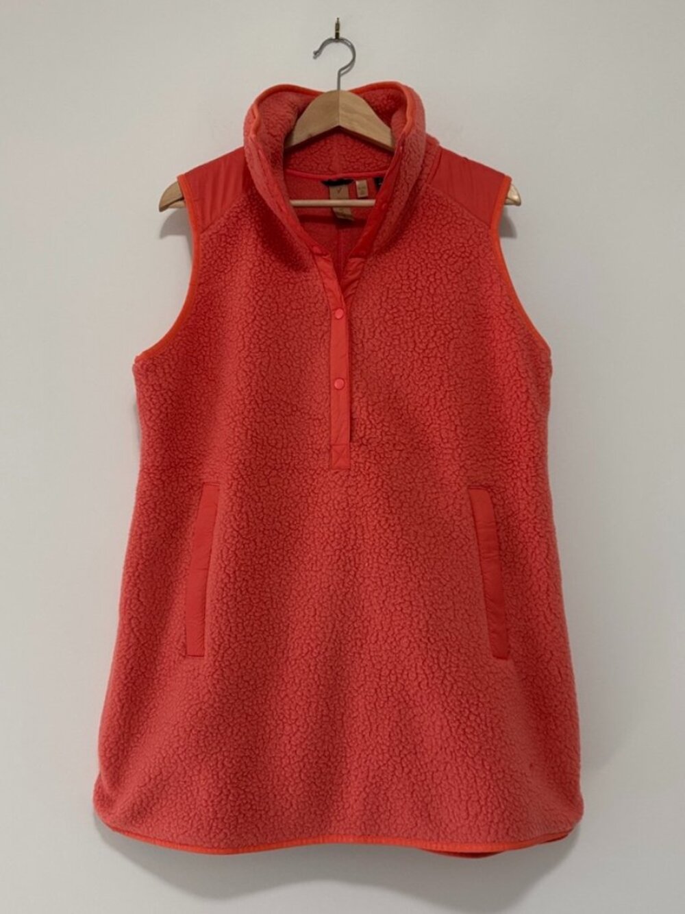 Indyeva | Pecora Shearling Fleece Pullover Sleeveless Tunic - Size XL